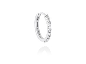 Piercing de Oro 18Kt aro grande con diamantes