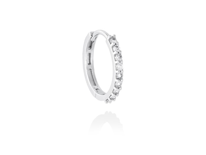 Piercing HOOP LARGE  in 18kt Gelbgold und Diamant