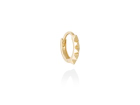 Piercing de Oro 18Kt aro pequeño con tachuelas