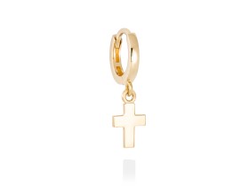 Piercing PUNK HOOP  in 18Kt yellow Gold