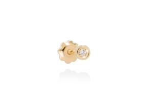 Piercing de Oro 18Kt con chatón de diamantes