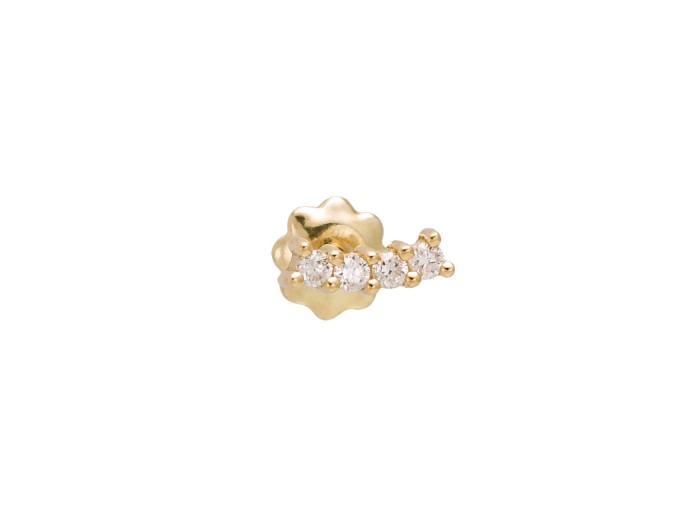 Piercing   in 18kt Gelbgold und Diamanten