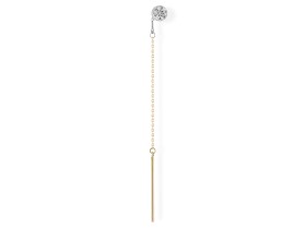 Piercing PAVÉ CADENA in 18Kt Gold and diamonds