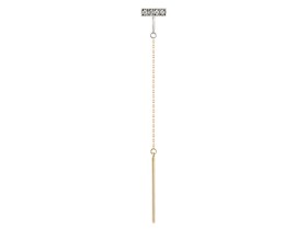 Piercing LONG CADENA in 18Kt Gold und Diamanten