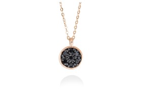 Pendant in 18kt. Gold and diamonds
