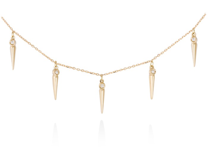Gargantilla de Oro 18Kt y diamantes