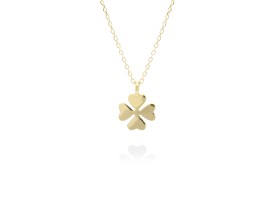 Gargantilla de Oro 18Kt trébol