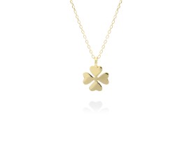 Gargantilla de Oro 18Kt trébol
