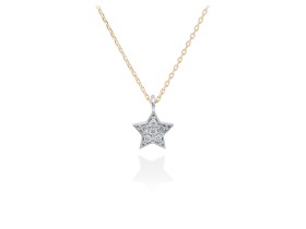 Necklace   in 18kt white Gold and diamonds