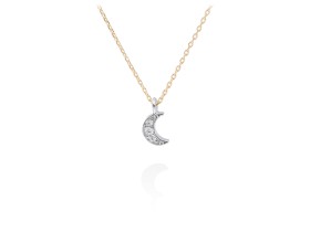 Necklace   in 18kt white Gold and diamonds