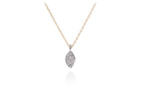 Necklace   in 18kt white Gold and diamonds