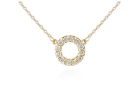 Gargantilla de Oro 18Kt y diamantes