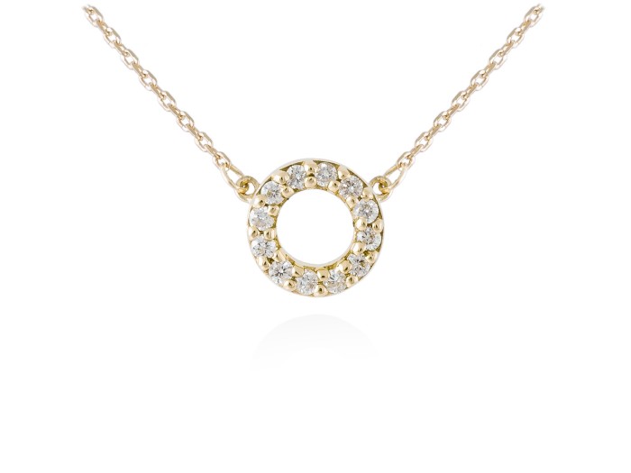 Halskette in 18kt. Gold und Diamanten