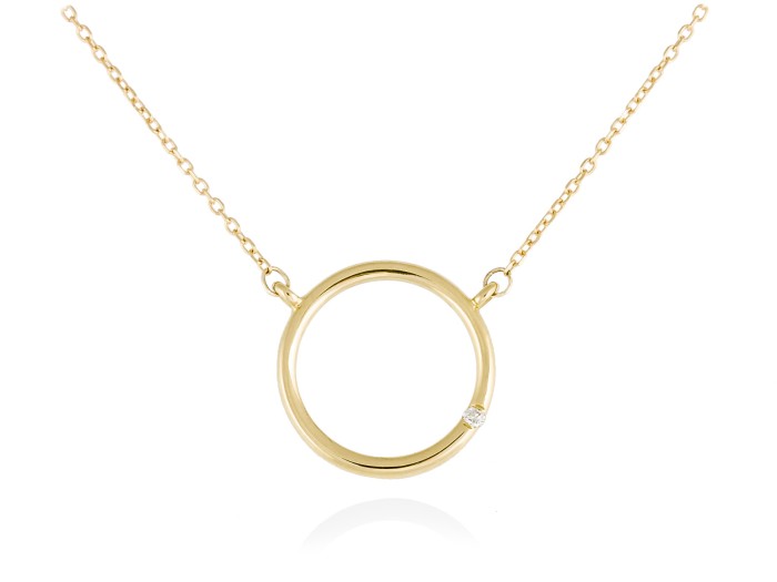 Necklace in 18kt. Gold and diamonds