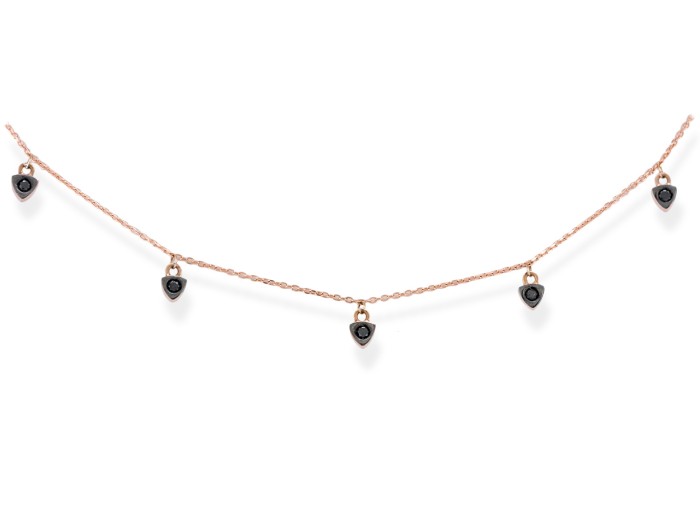 Halskette in 18kt. Gold und Diamanten