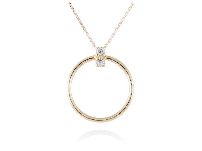 Necklace in 18kt. Gold and diamonds