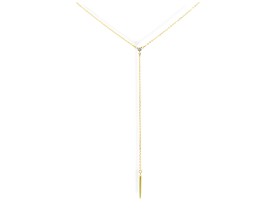 Necklace   in 18kt yellow Gold and diamond