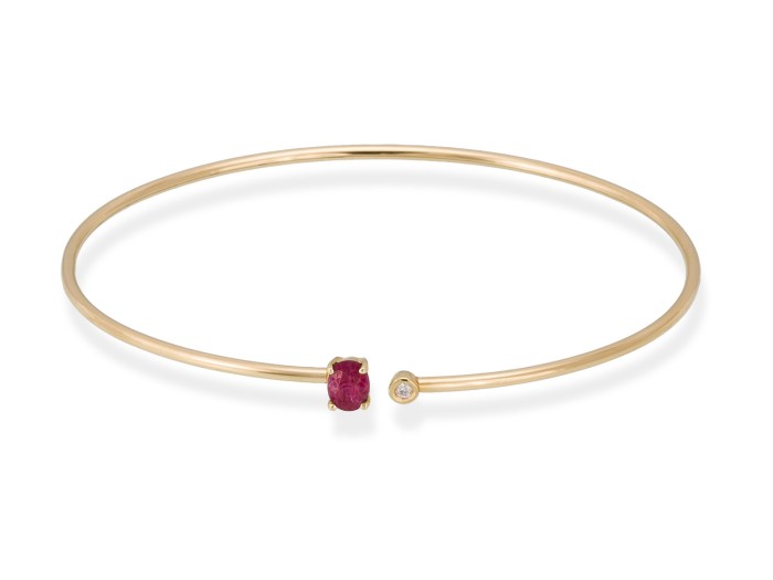 Pulsera   en Oro 18Kt. y diamantes