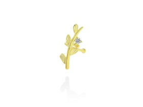 Earcuff Guipur mini  in golden silver