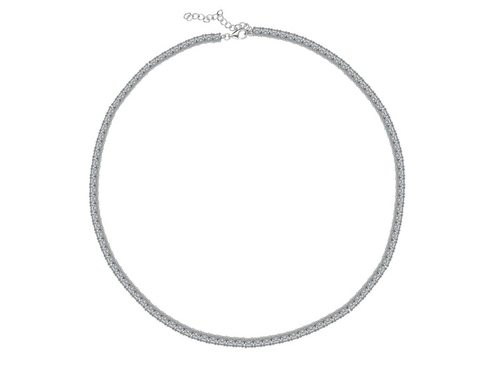 Necklace RIVIERE  in silver