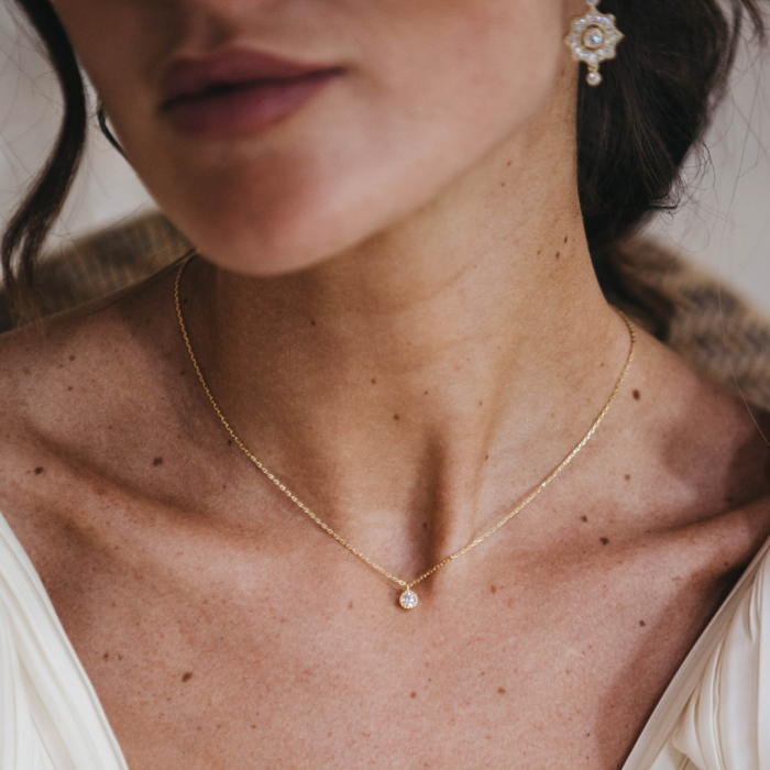 Necklace CATALINA  in silver