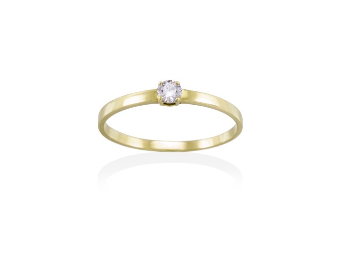 Ring in 18kt. Gold and diamonds