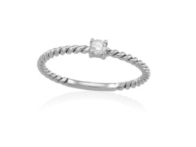 Ring in 18kt. Gold and diamonds