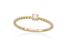 Ring in 18kt. Gold and diamonds