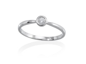 Ring in 18kt. Gold and diamonds