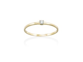 Ring in 18kt. Gold und Diamanten
