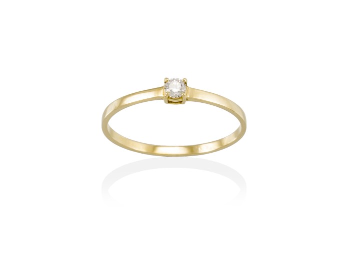 Ring in 18kt. Gold and diamonds