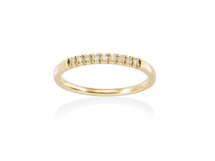 Ring in 18kt. Gold and diamonds