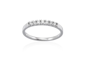 Anillo  en Oro 18Kt. y diamantes