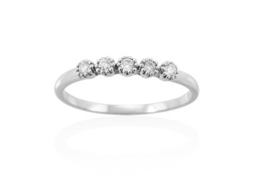 Ring in 18kt. Gold and diamonds