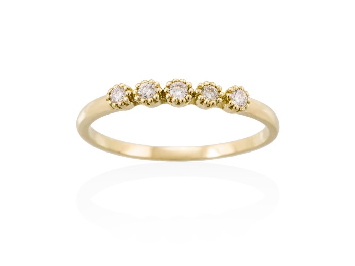 Ring in 18kt. Gold and diamonds
