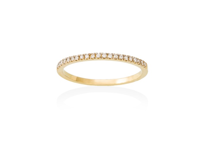 Anillo   en Oro blanco 18Kt y diamantes