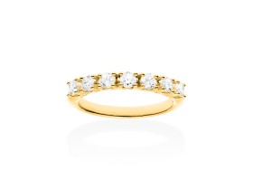 Anillo   en Oro blanco 18Kt y diamantes