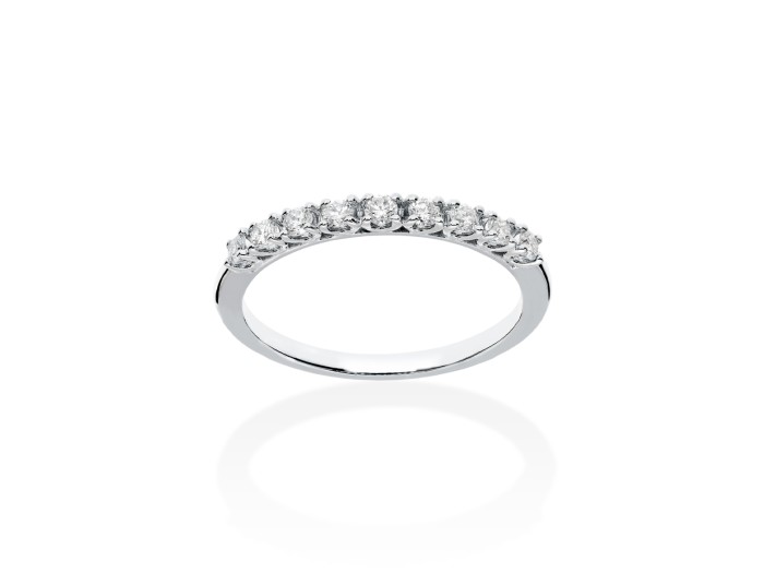 Ring   in 18kt white Gold and diamonds