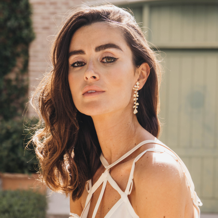 Pendientes de plata trepador hiedra