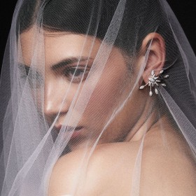 Earrings CARA  in silver