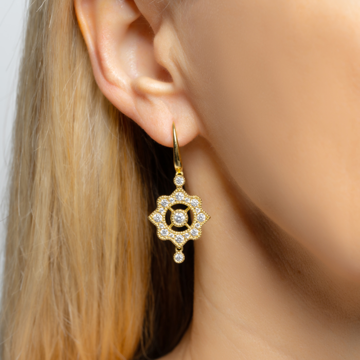 Earrings JULIA  in silver