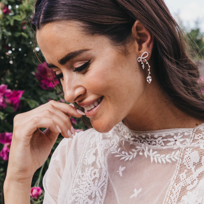 Earrings Audrey  in silver