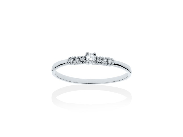 Ring   in 18kt white Gold and diamonds