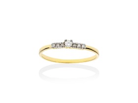 Ring   in 18kt Weißgold und Diamanten