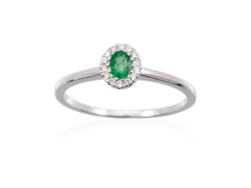 Ring in 18kt. Gold und Diamanten