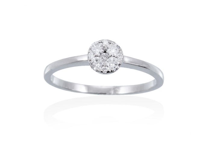 Ring in 18kt. Gold and diamonds