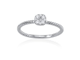 Ring in 18kt. Gold und Diamanten