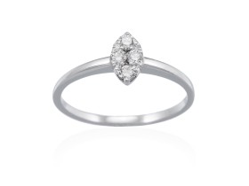 Ring in 18kt. Gold and diamonds