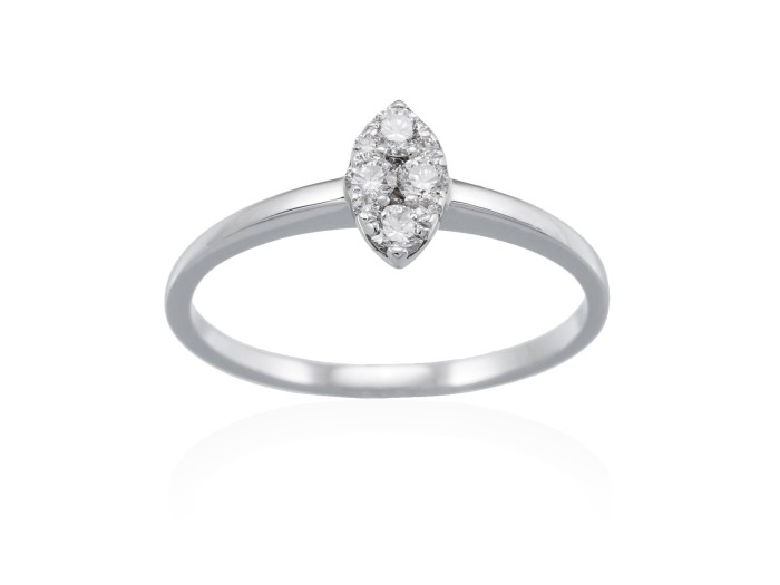 Ring in 18kt. Gold and diamonds