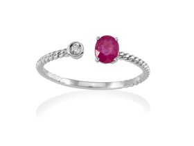 Ring in 18kt. Gold und Diamanten